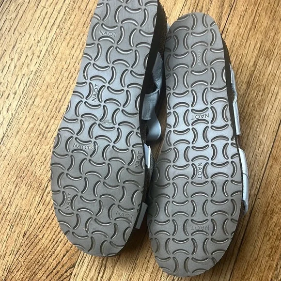 Naot White and Silver Comfort Sandals - Picture 3 of 5